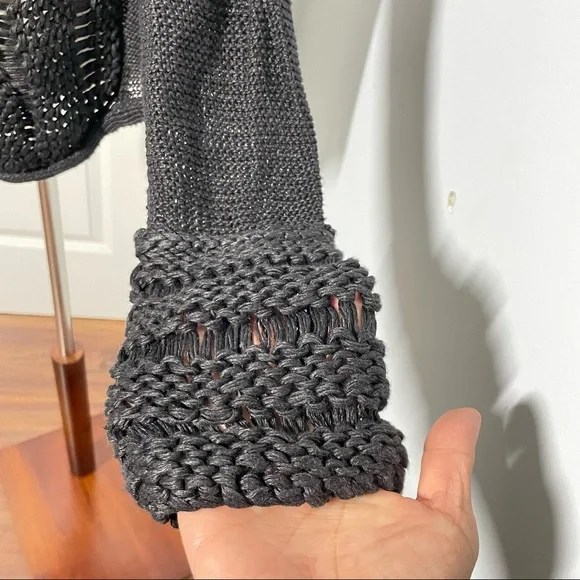 TSE Black 100% Linen Open Cardigan Shrug  size S NWT - Picture 11 of 17